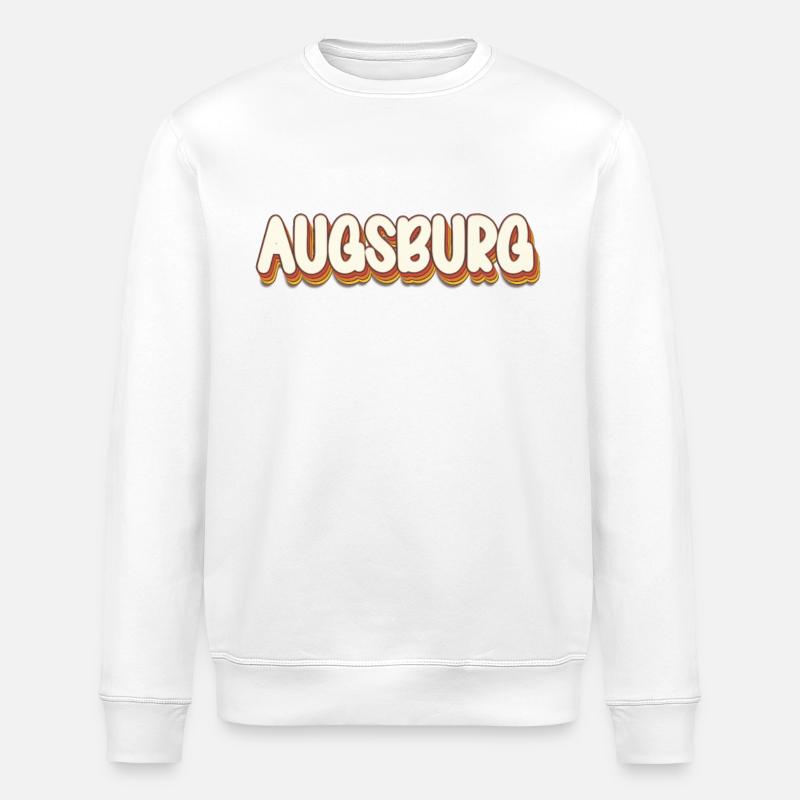 Augsburgerin Augsburger Augsburg - Stanley/Stella Unisex Bio-Sweatshirt ROLLER - Weiß