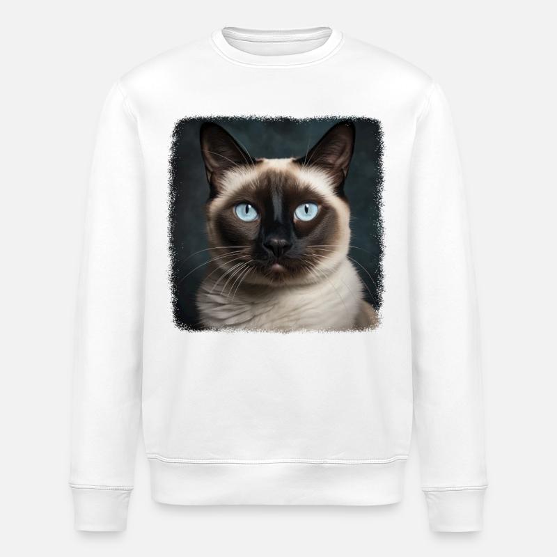Chaton raquette Chat raquette - Sweat bio ROLLER Stanley/Stella Unisexe - blanc