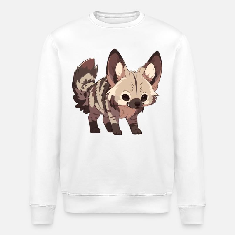 Aardwolves Aardwolf - Stanley/Stella ROLLER Unisex Organic Sweatshirt - white