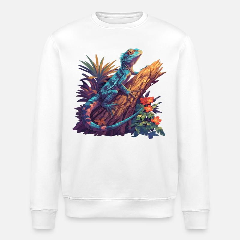 Agamen Agame - Stanley/Stella Unisex Bio-Sweatshirt ROLLER - Weiß