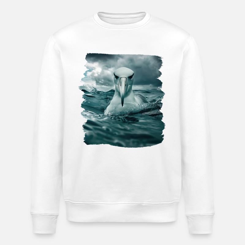 Albatross Albatrosse Albatros - Sweat bio ROLLER Stanley/Stella Unisexe - blanc