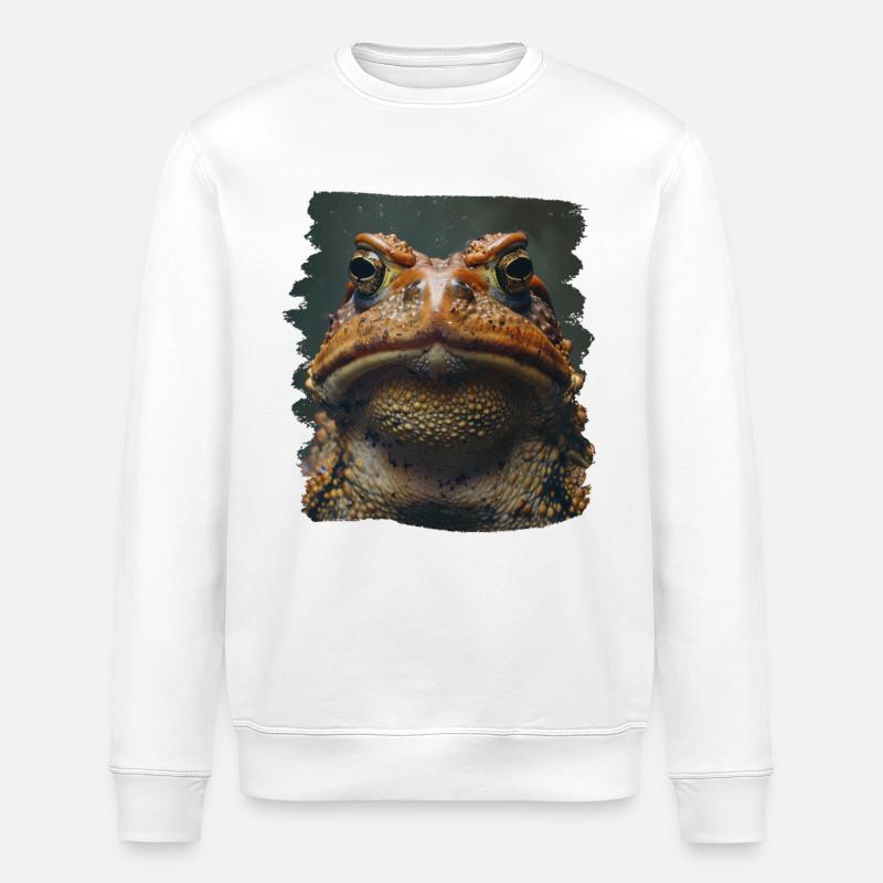 Crapaud crapaud crapaud - Sweat bio ROLLER Stanley/Stella Unisexe - blanc