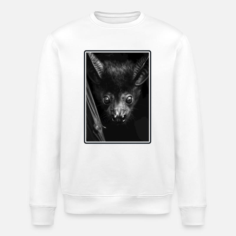 Chauve-souris Chauve-souris - Sweat bio ROLLER Stanley/Stella Unisexe - blanc