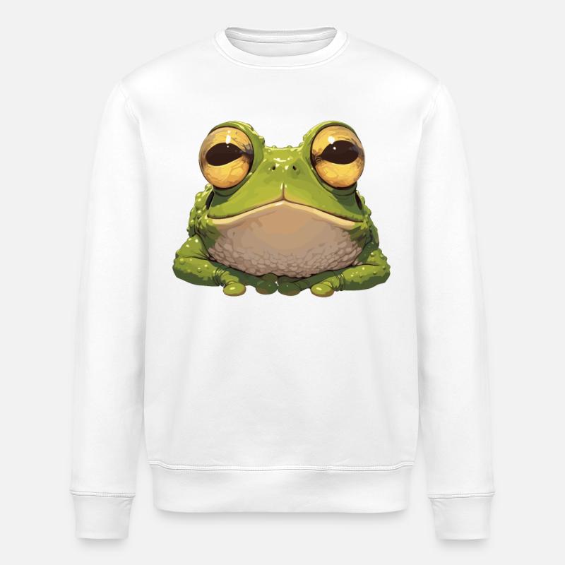 Crapaud Crapaud Crapaud - Sweat bio ROLLER Stanley/Stella Unisexe - blanc