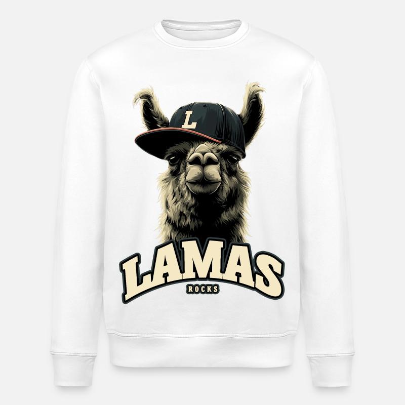 Jupes Lamas - Sweat bio ROLLER Stanley/Stella Unisexe - blanc