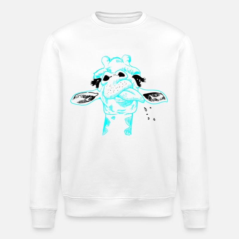 Safari Girafe Girafe - Sweat bio ROLLER Stanley/Stella Unisexe - blanc