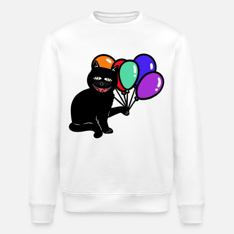 Halloween Chat Chats Chat - Sweat bio ROLLER Stanley/Stella Unisexe - blanc