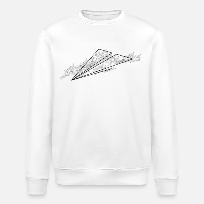 Cloud-Flug - Stanley/Stella Unisex Bio-Sweatshirt ROLLER - Weiß