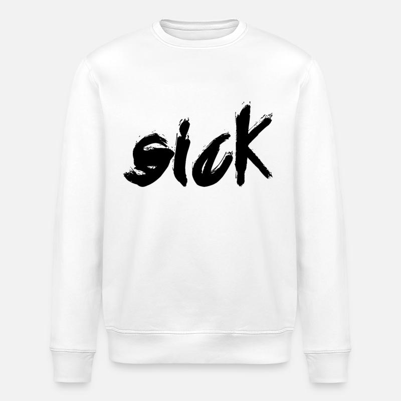 malade - Sweat bio ROLLER Stanley/Stella Unisexe - blanc