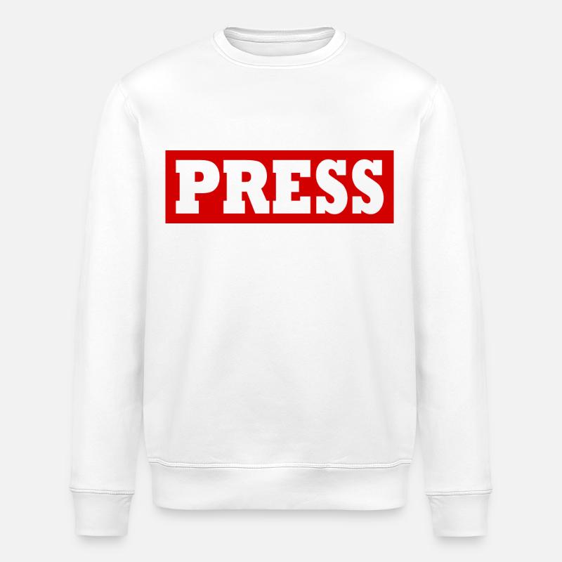 Press - Stanley/Stella ROLLER Unisex Organic Sweatshirt - white