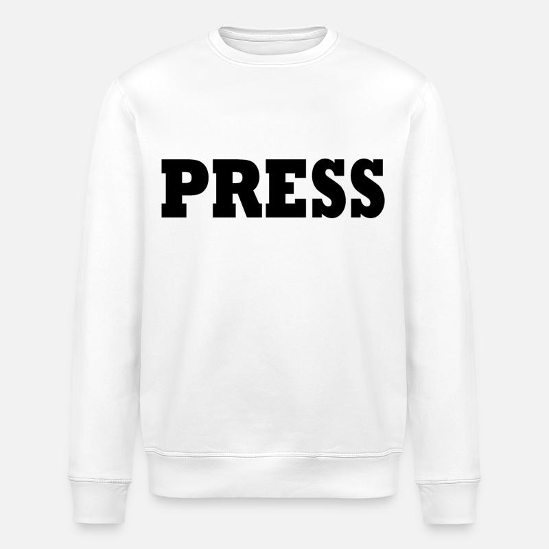 Press - Stanley/Stella ROLLER Unisex Organic Sweatshirt - white