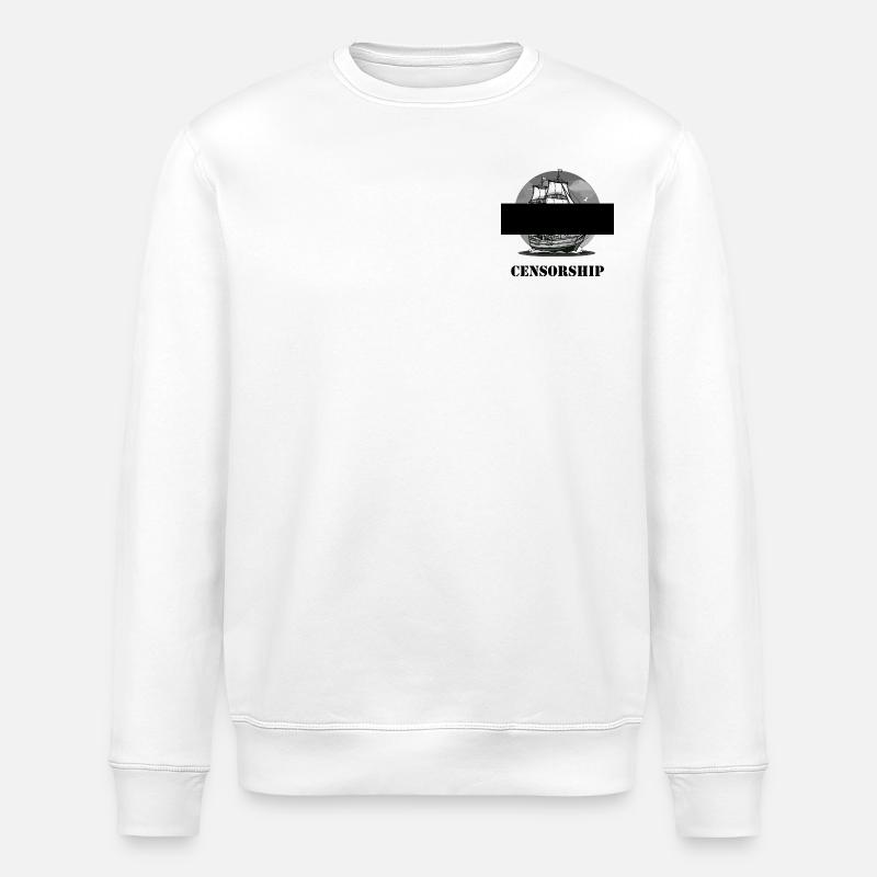 Censorship - Stanley/Stella Unisex Bio-Sweatshirt ROLLER - Weiß