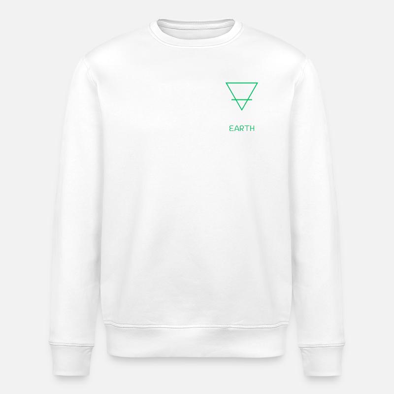 Erdelement - Stanley/Stella Unisex Bio-Sweatshirt ROLLER - Weiß