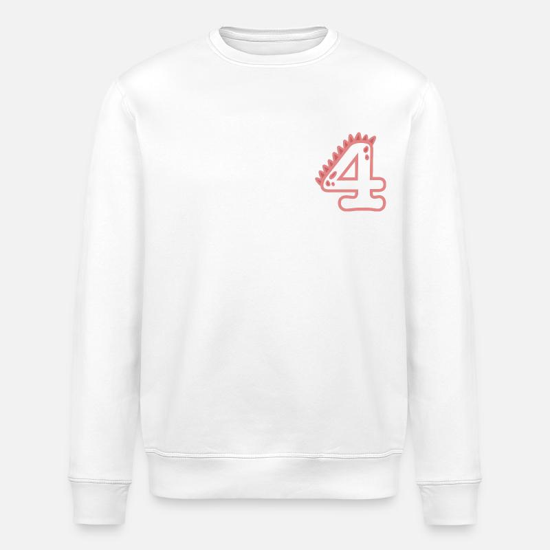 Numéro 4 - Sweat bio ROLLER Stanley/Stella Unisexe - blanc