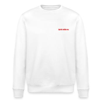Spritzen Sie mit mir. - Stanley/Stella Unisex Bio-Sweatshirt ROLLER - Weiß - Vorne - Nik (191cm)