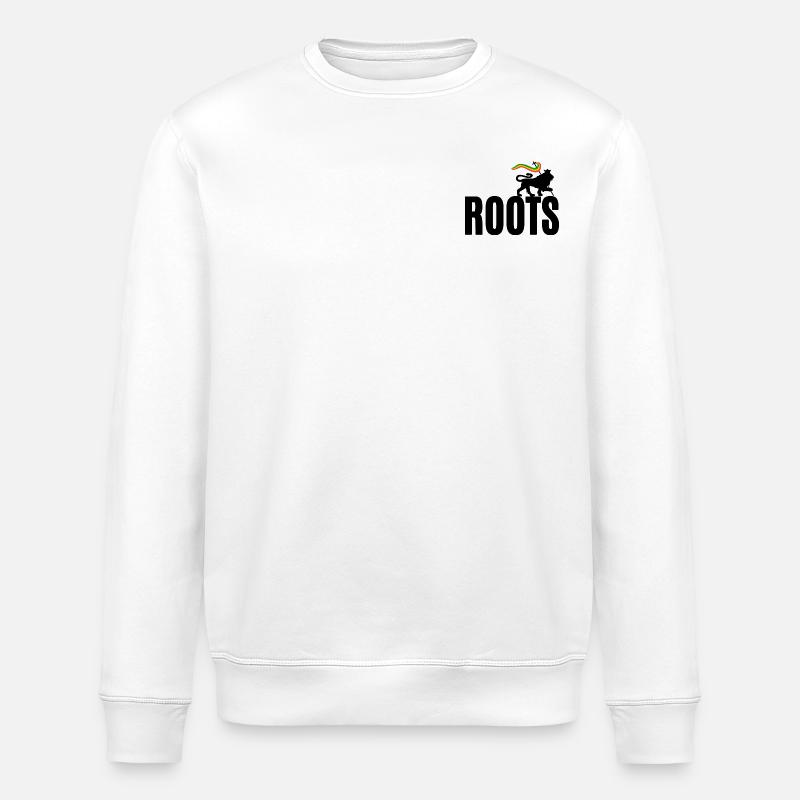 Roots Reggae - Stanley/Stella Unisex Bio-Sweatshirt ROLLER - Weiß