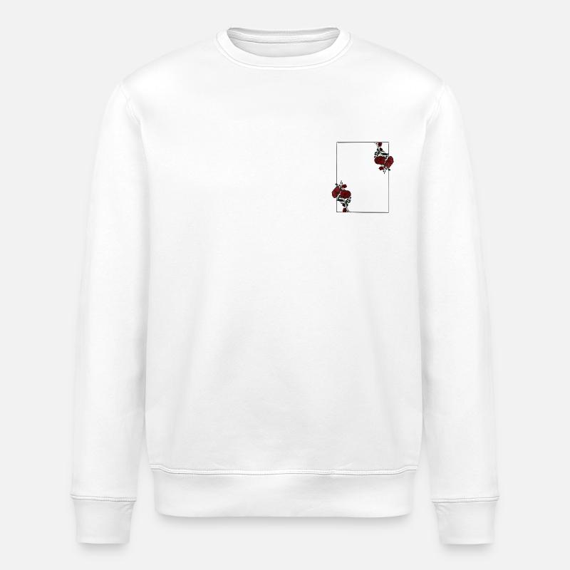 FrameFlower - Stanley/Stella ROLLER Unisex Organic Sweatshirt - white