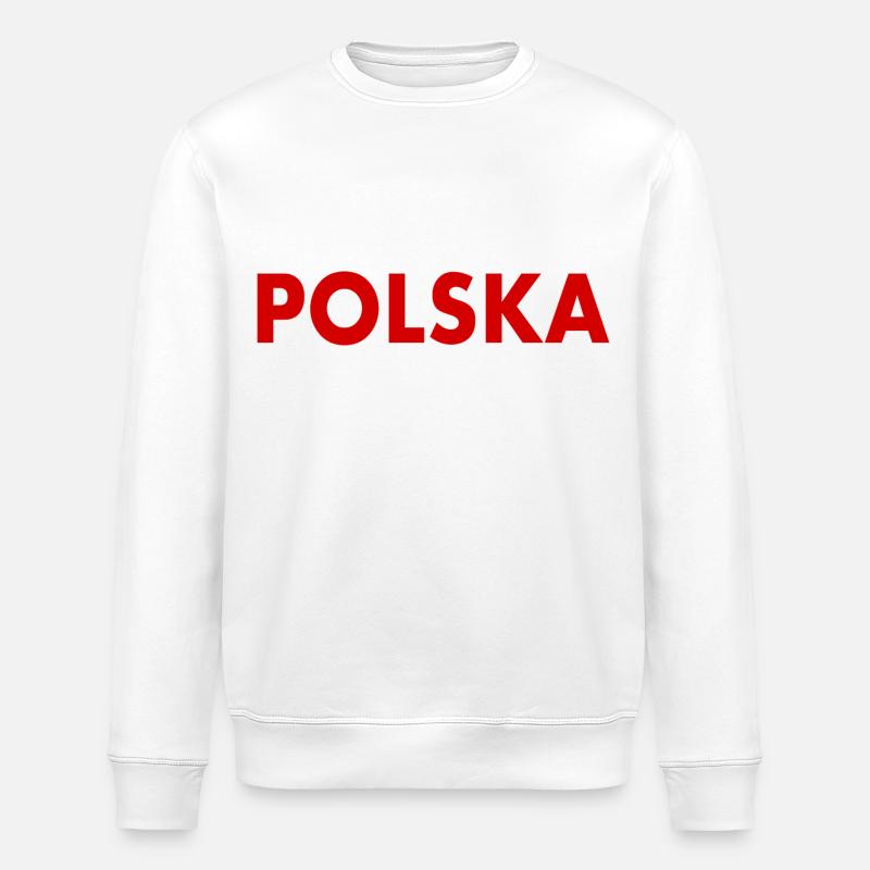 Polen - Stanley/Stella Unisex Bio-Sweatshirt ROLLER - Weiß