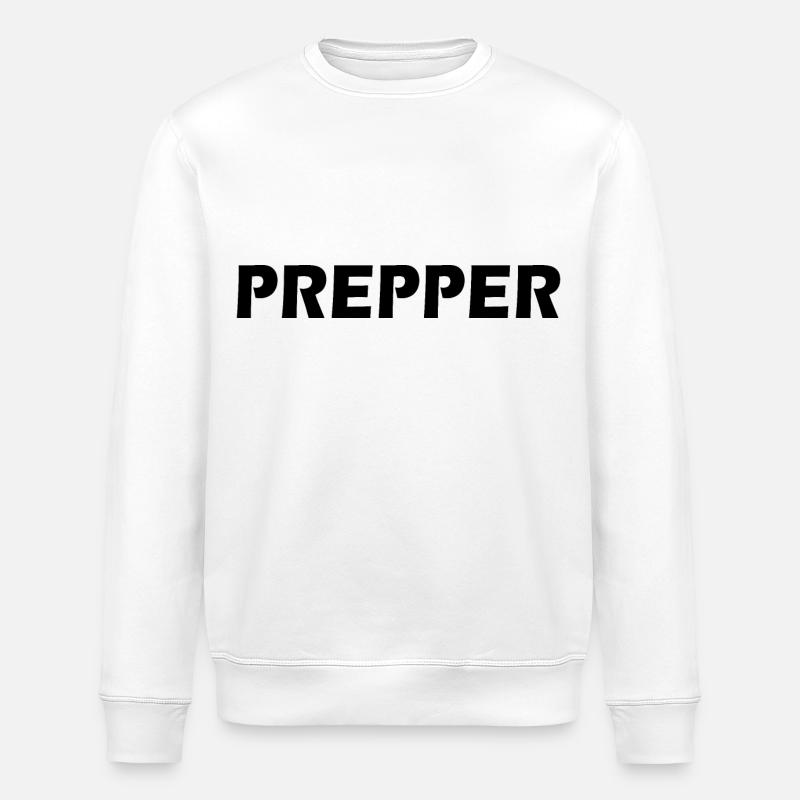 Prepper - Stanley/Stella Unisex Bio-Sweatshirt ROLLER - Weiß