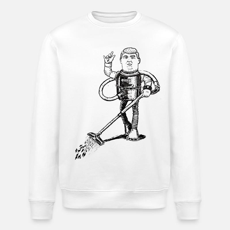 Staubsauger - Stanley/Stella Unisex Bio-Sweatshirt ROLLER - Weiß