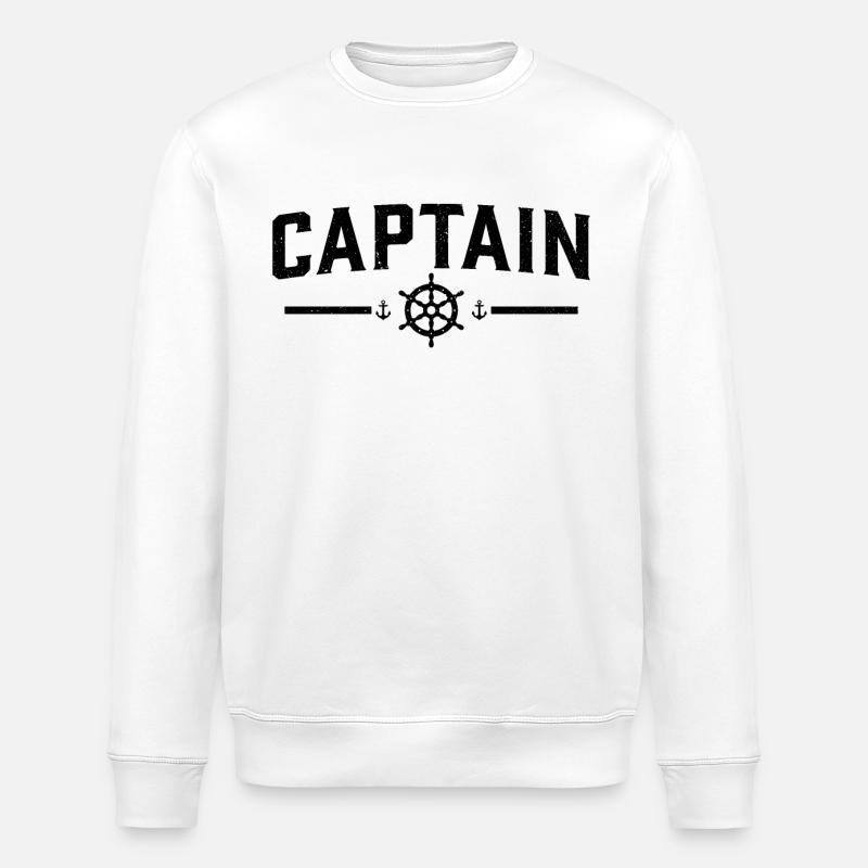 captain - Stanley/Stella Unisex Bio-Sweatshirt ROLLER - Weiß