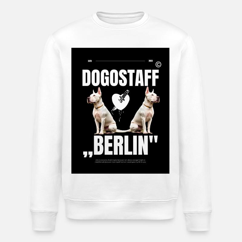 Dogostaff Berlin Duo - Sweat bio ROLLER Stanley/Stella Unisexe - blanc