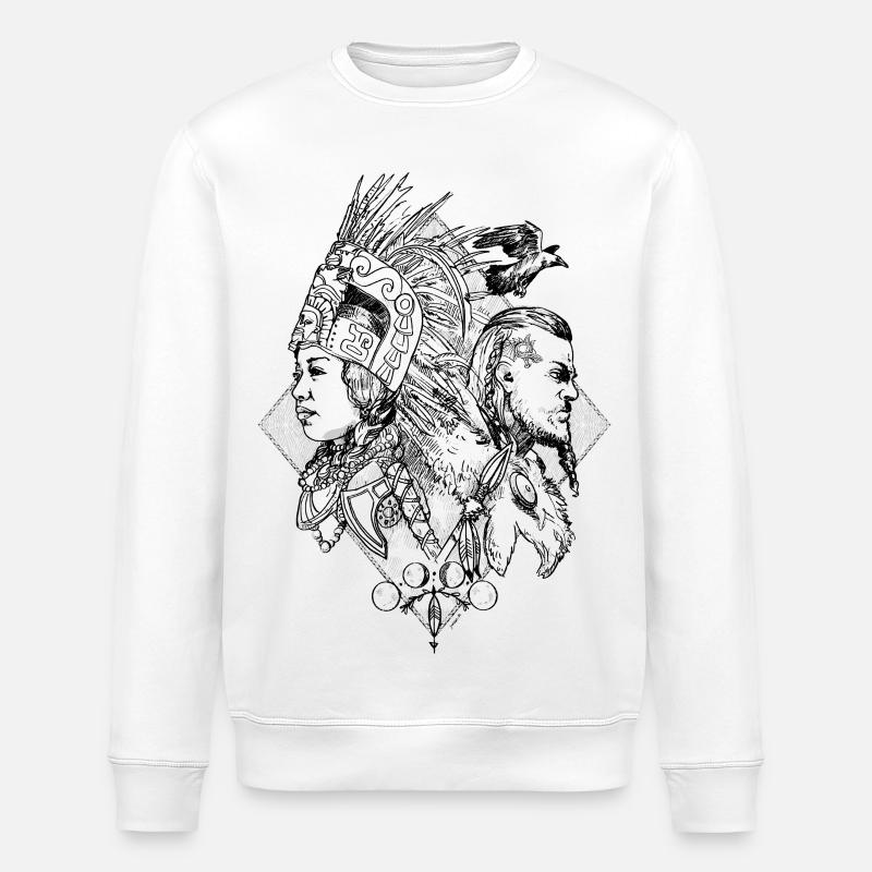 Guerriers du Temps - Sweat bio ROLLER Stanley/Stella Unisexe - blanc