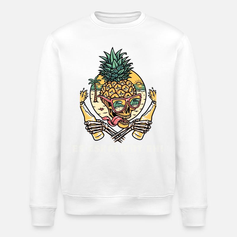 Es eskaliert eh! - Stanley/Stella Unisex Bio-Sweatshirt ROLLER - Weiß