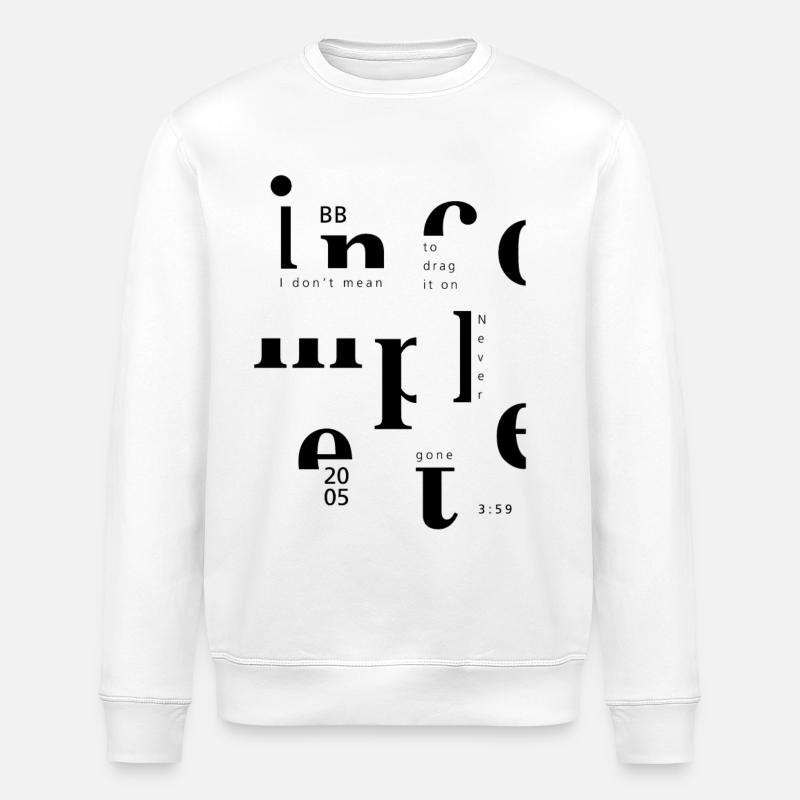 incomple ... - Sweat bio ROLLER Stanley/Stella Unisexe - blanc