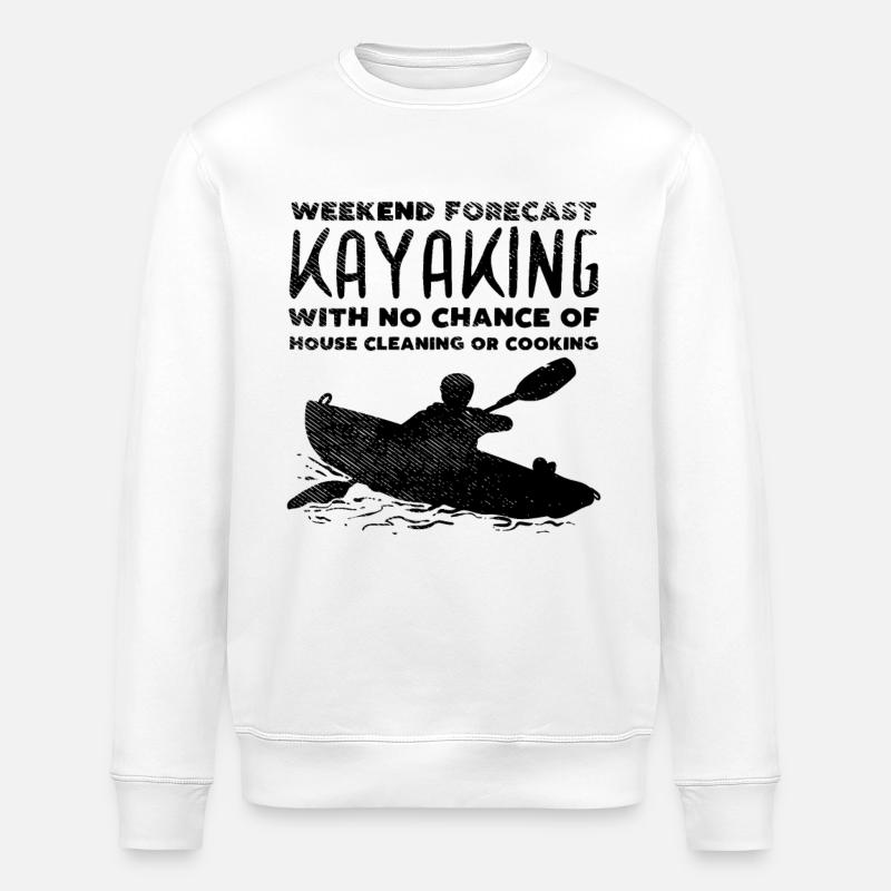 Kayak sport d’aviron - Sweat bio ROLLER Stanley/Stella Unisexe - blanc