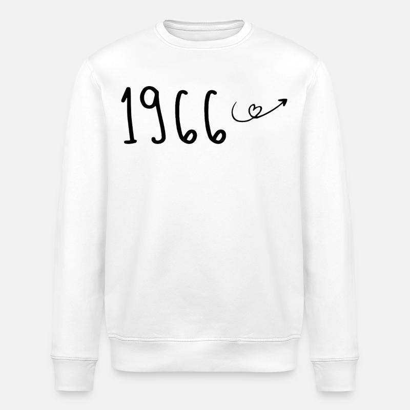 1966 Anniversaire 1966 Retro 1966 - Sweat bio ROLLER Stanley/Stella Unisexe - blanc