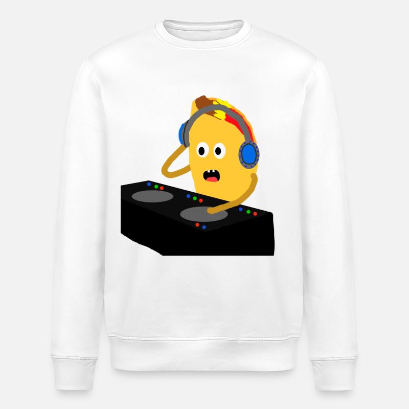 DJ Taco - Sweat bio ROLLER Stanley/Stella Unisexe - blanc