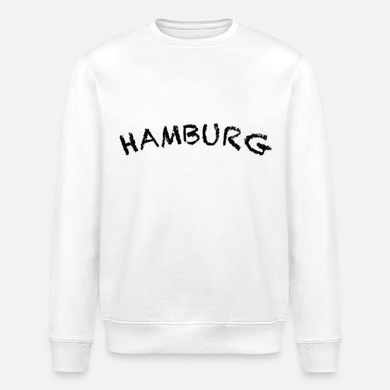Hamburg - Stanley/Stella Unisex Bio-Sweatshirt ROLLER - Weiß
