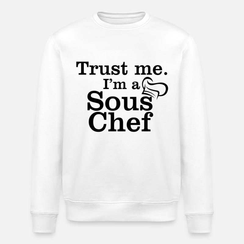 Sous chef - Stanley/Stella ROLLER Unisex Organic Sweatshirt - white