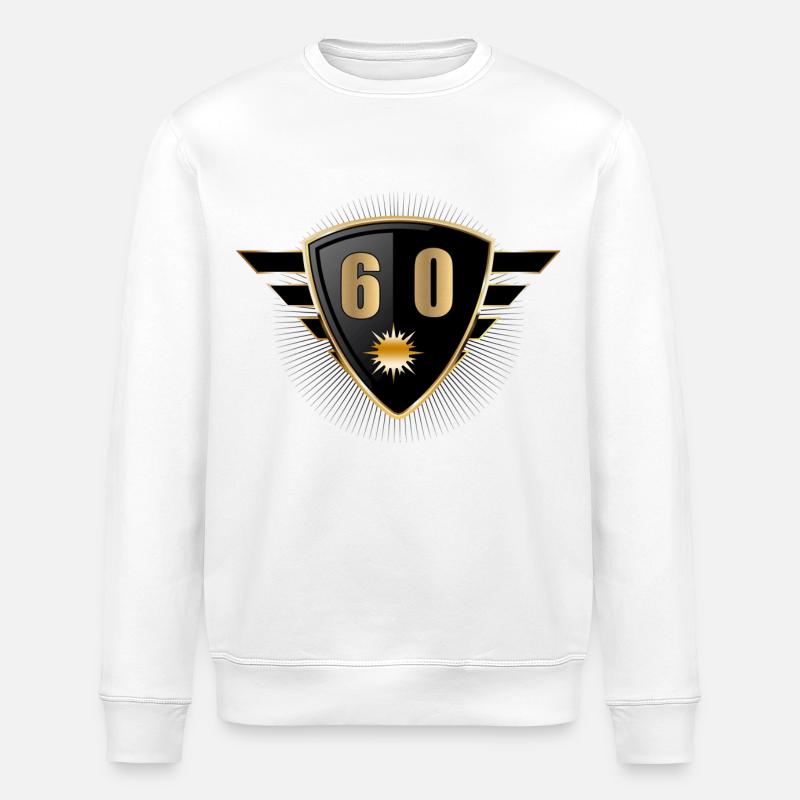 60e anniversaire - Sweat bio ROLLER Stanley/Stella Unisexe - blanc