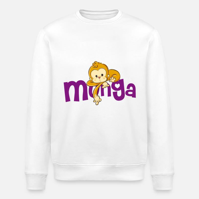 Munga - Stanley/Stella ROLLER Unisex Organic Sweatshirt - white