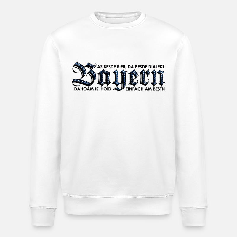 Bayern - Stanley/Stella Unisex Bio-Sweatshirt ROLLER - Weiß