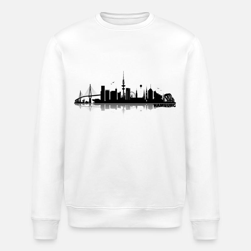 Hambourg 05 - Sweat bio ROLLER Stanley/Stella Unisexe - blanc
