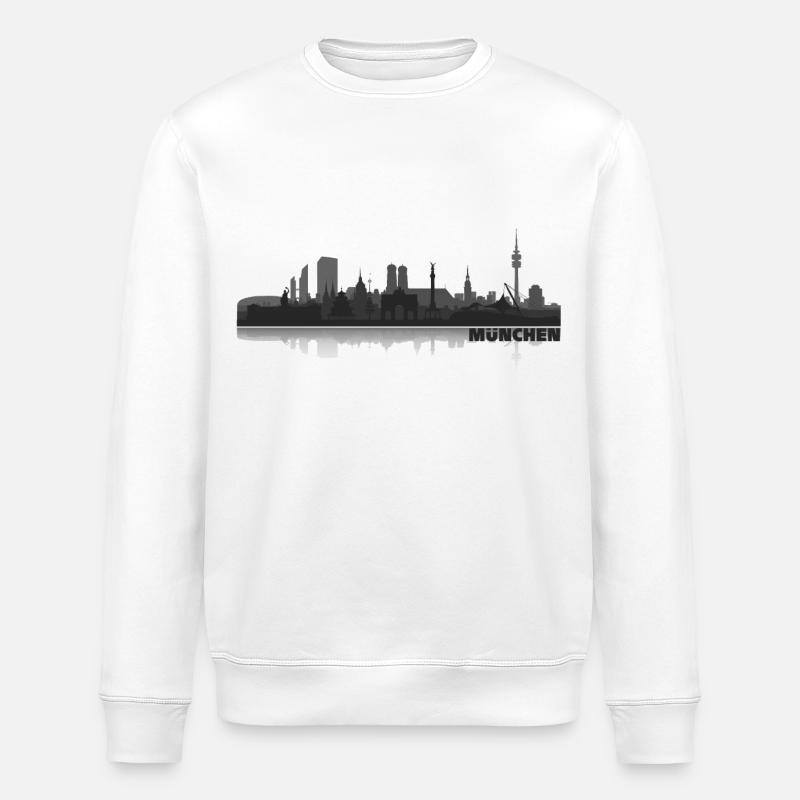 munich02 - Sweat bio ROLLER Stanley/Stella Unisexe - blanc
