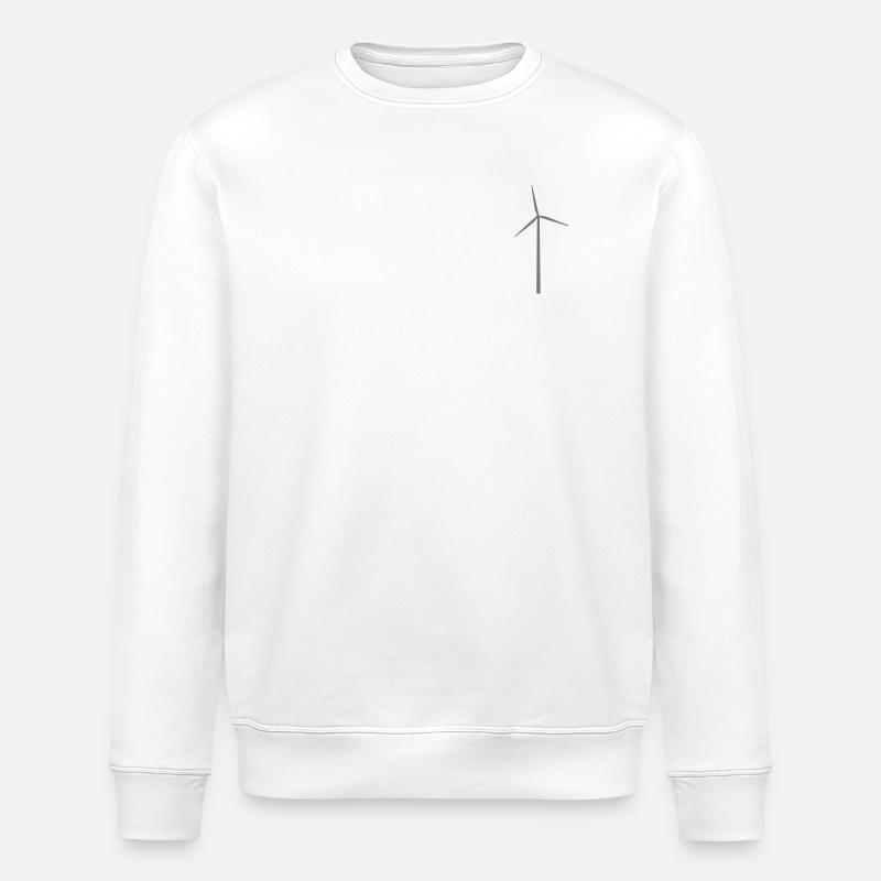 Éolienne Éolienne Éolienne - Sweat bio ROLLER Stanley/Stella Unisexe - blanc