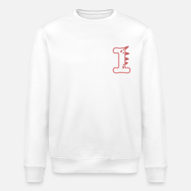 Zahl 1 - Stanley/Stella Unisex Bio-Sweatshirt ROLLER - Weiß