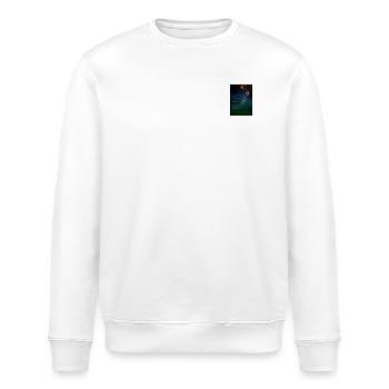 Starry Night - Stanley/Stella ROLLER Unisex Organic Sweatshirt - white - Front - Nik (191cm)