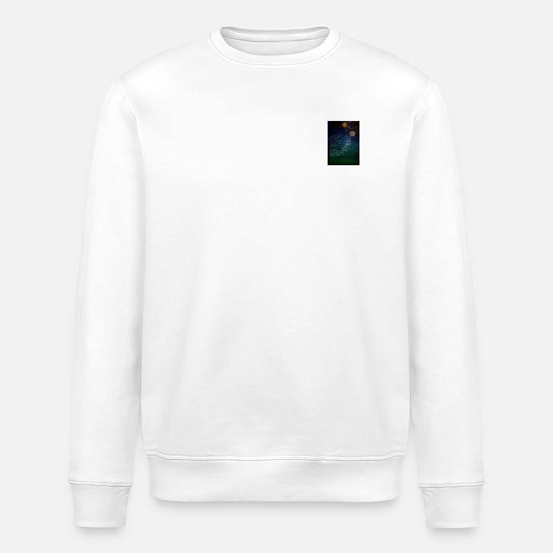 Nuit étoilée - Sweat bio ROLLER Stanley/Stella Unisexe - blanc