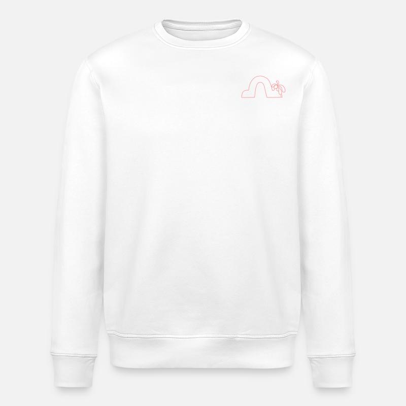Rise Age - Hellmut - Stanley/Stella Unisex Bio-Sweatshirt ROLLER - Weiß