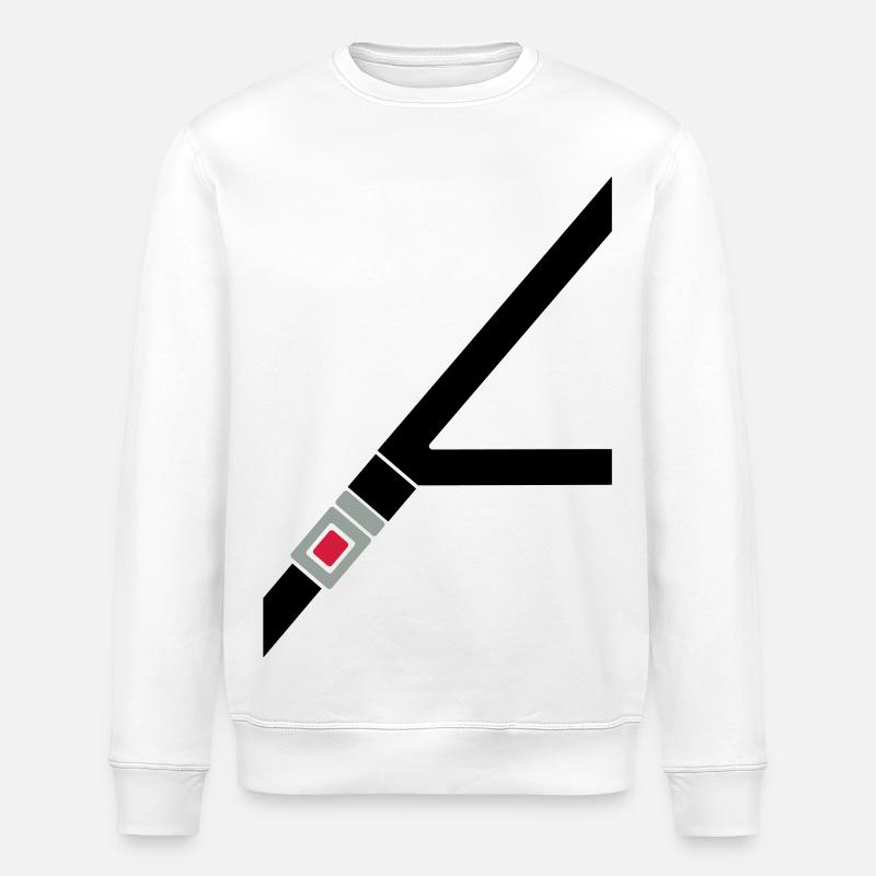 ceinture de sécurité - Sweat bio ROLLER Stanley/Stella Unisexe - blanc