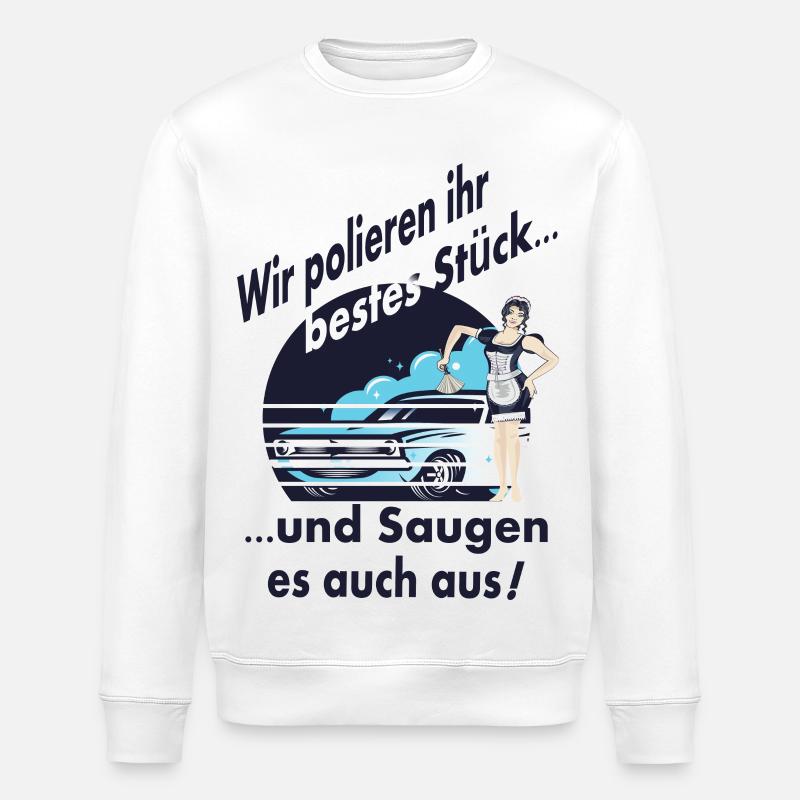 Car Laundry - Stanley/Stella ROLLER Unisex Organic Sweatshirt - white