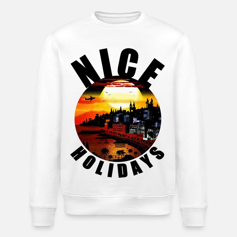 NICE - Stanley/Stella ROLLER Unisex Organic Sweatshirt - white