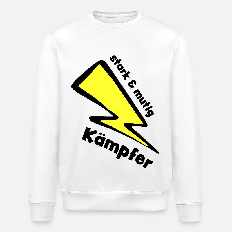 Combattant - Sweat bio ROLLER Stanley/Stella Unisexe - blanc