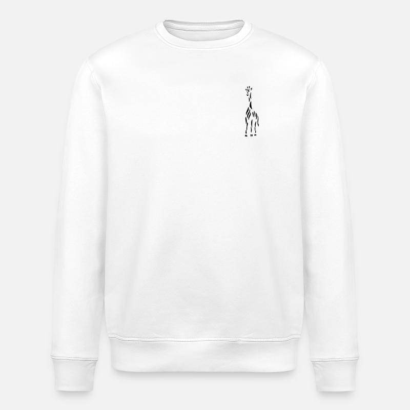 Giraffe - Stanley/Stella Unisex Bio-Sweatshirt ROLLER - Weiß