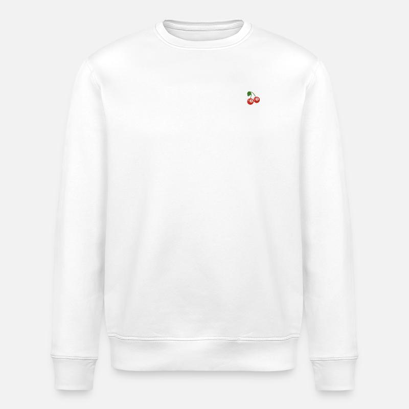 Cherry Hustle - Stanley/Stella ROLLER Unisex Organic Sweatshirt - white